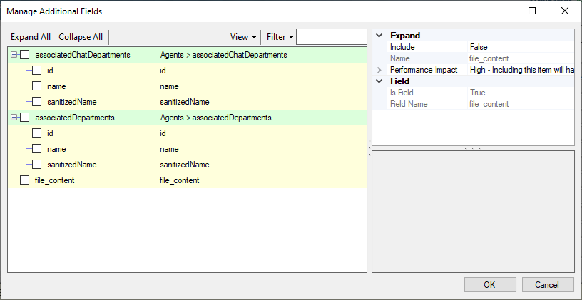 SSIS Zoho Desk Source component - Manage Additional Fields